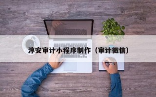 大连淳安审计小程序制作（审计微信）
